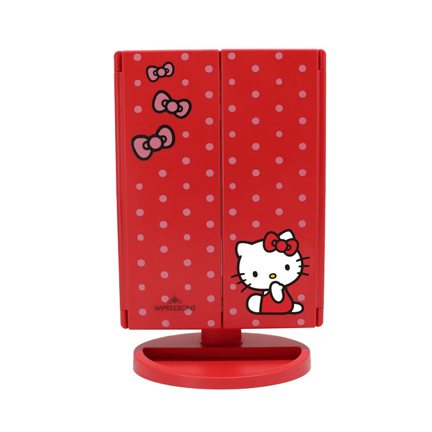 Hello Kitty Bows Trifold LED Makeup Mirror
