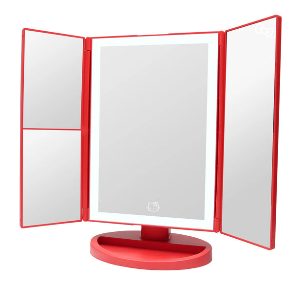 Hello Kitty Bows Trifold LED Makeup Mirror