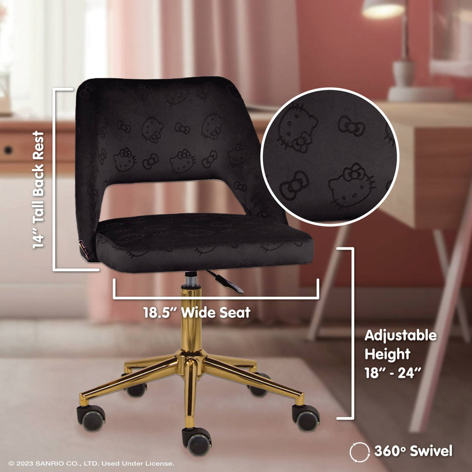 Hello Kitty Vanity Swivel Chair