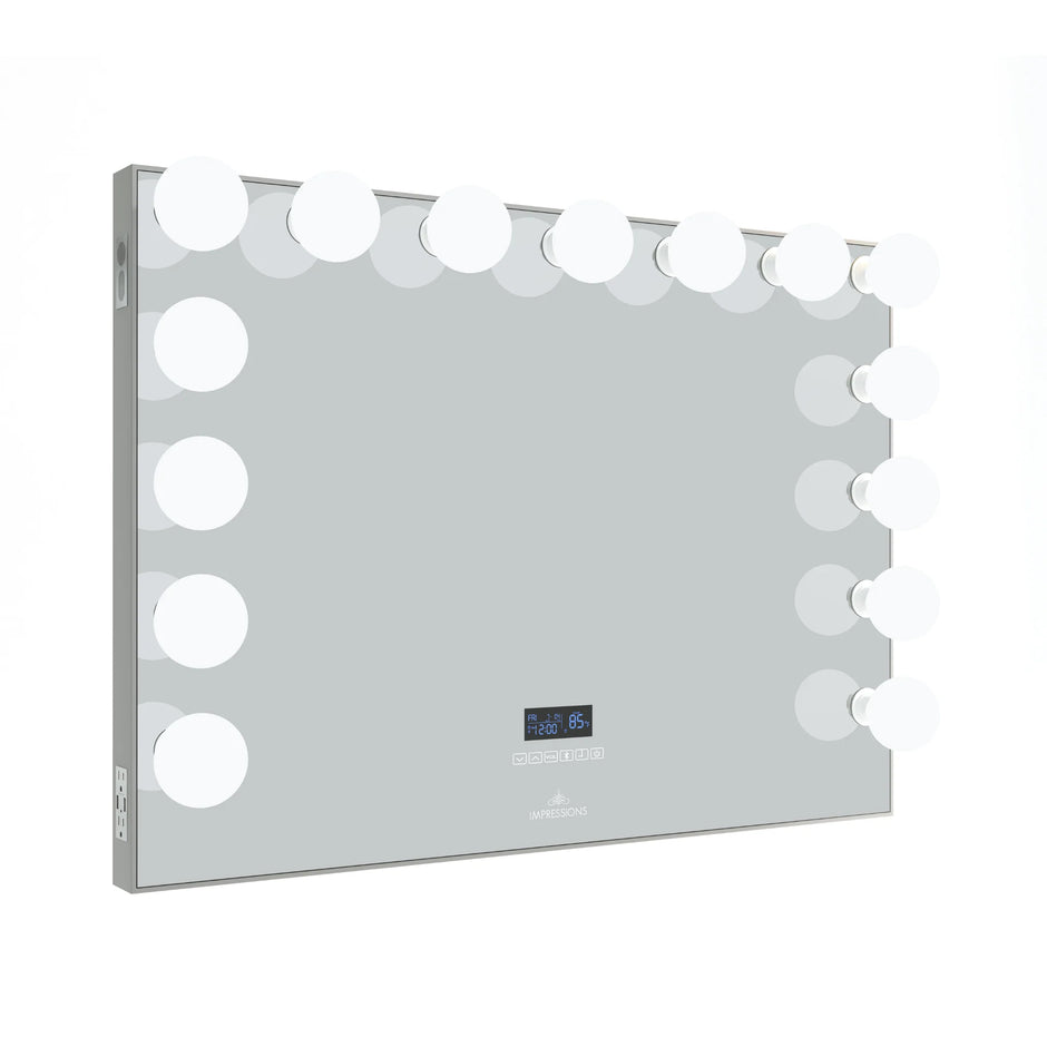 SlayStation Maison Premium Vanity Table w/ RGB Light + Vanity Mirror Bundle