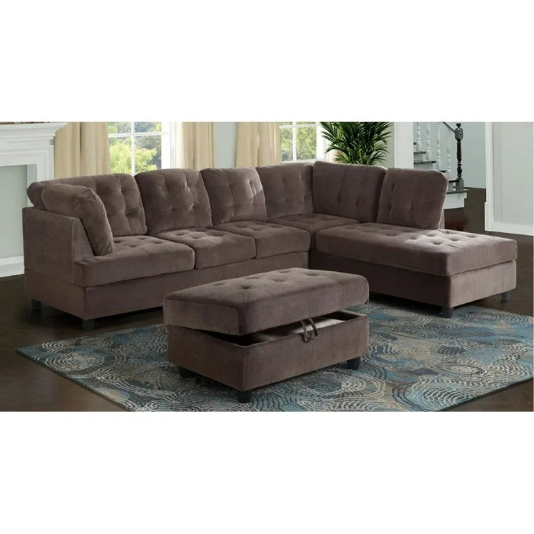 F117-B Sectional + Ottoman