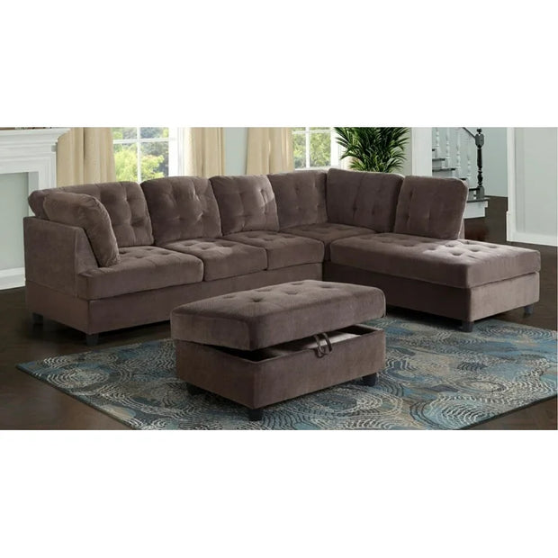 F117-B Sectional + Ottoman