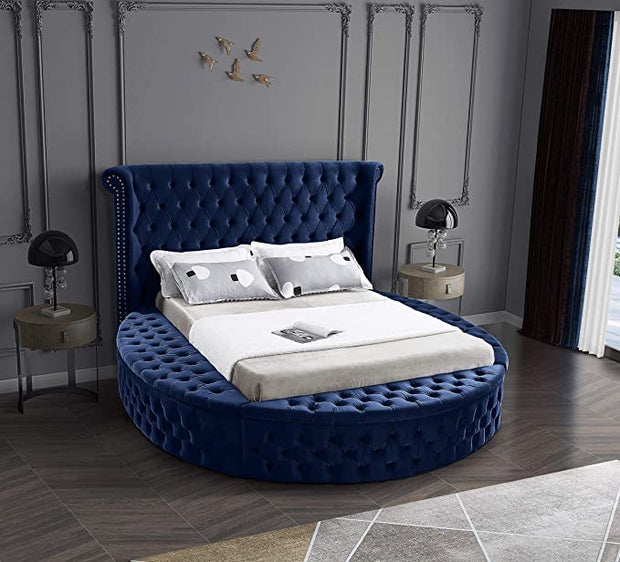 Cama negra de lujo
