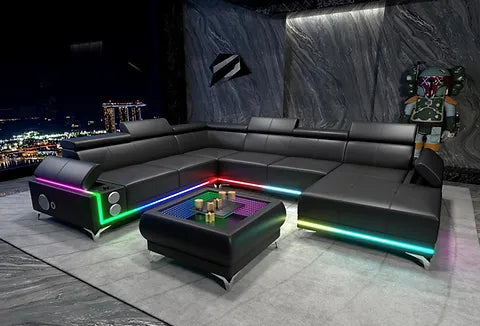 Optimus Black Sectional