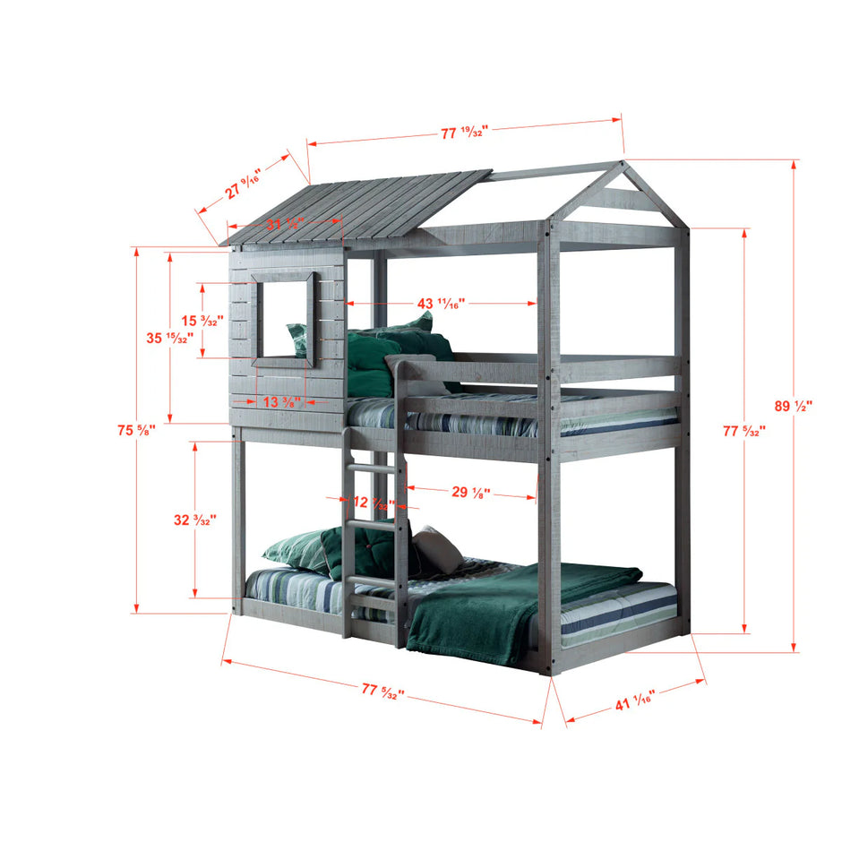 1370-TTLG Deer Blind BunkBed
