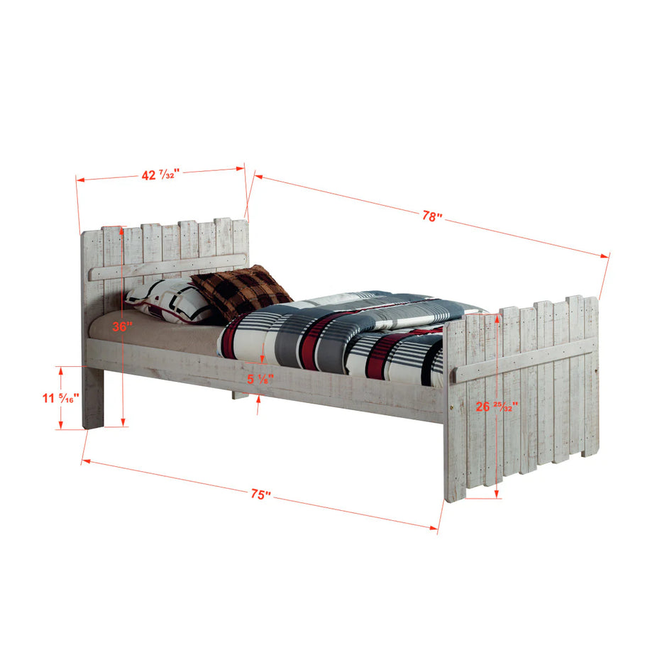 1383-TRS Twin Tree House Bed