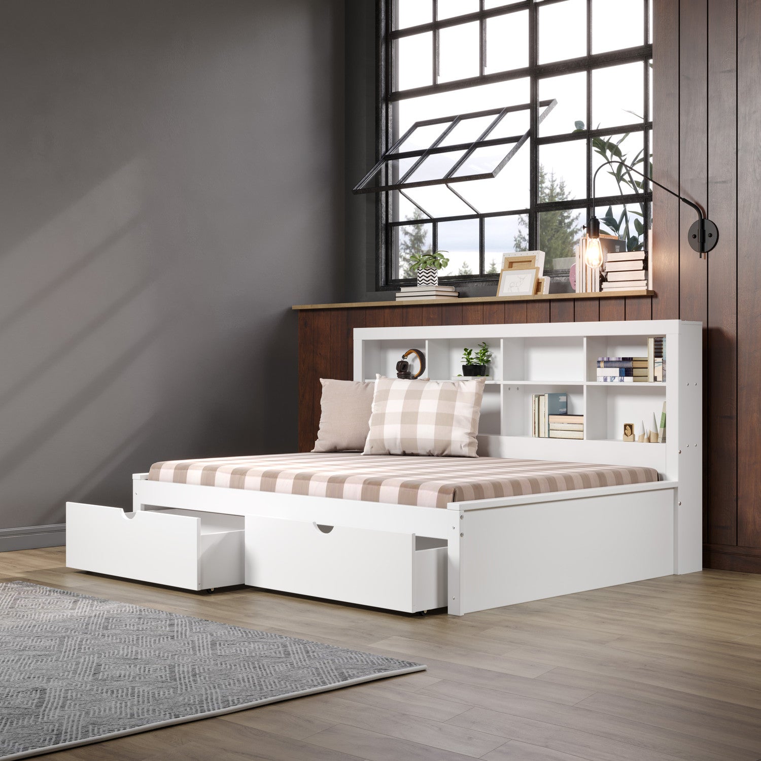 1733-TW Twin Bookcase Daybed