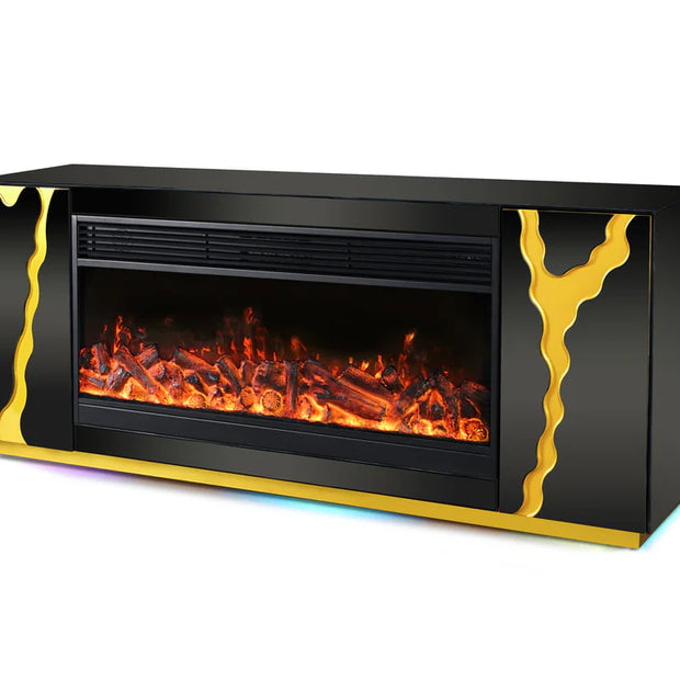 A804 TV STAND W/FIREPLACE
