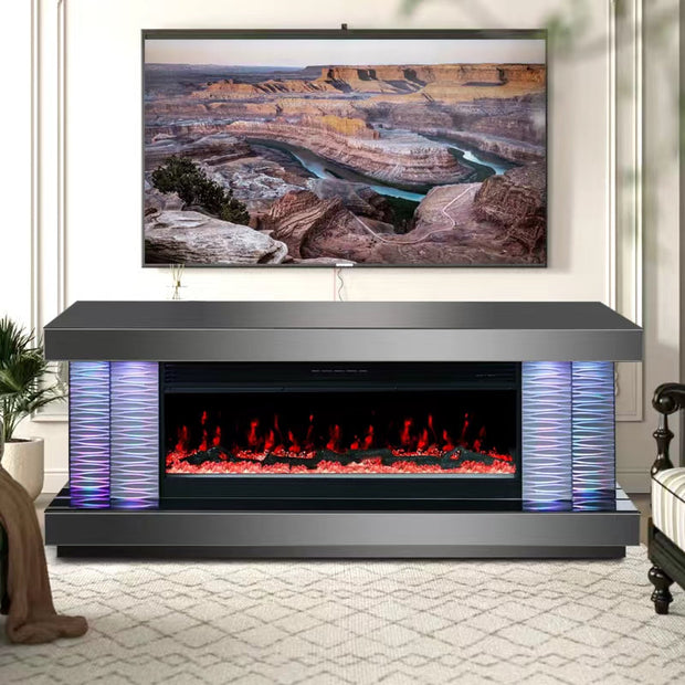 A90 TV STAND W/FIREPLACE