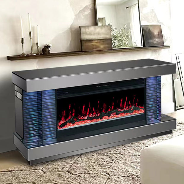 A90 TV STAND W/FIREPLACE