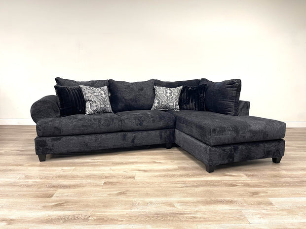 910 Black Sectional