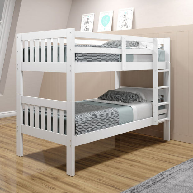 1010-3TTW MISSION TWIN/TWIN WHITE BUNKBED