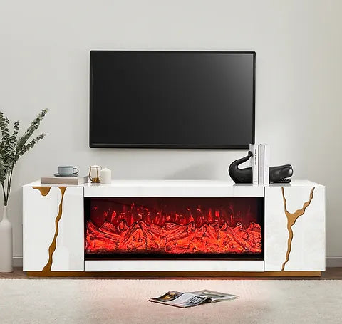 A-TV01 ROSA WHITE TV STAND