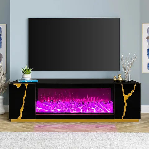 A-TV01 ROSA BLACK TV STAND