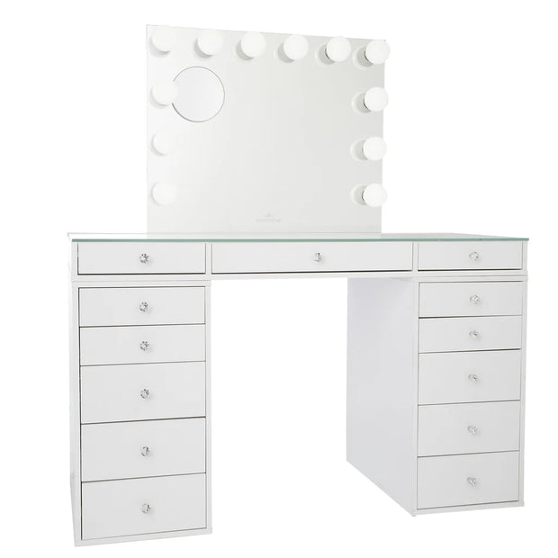 SlayStation Plus 2.0 Tabletop + Vanity Mirror + 5 Drawer Units Bundle