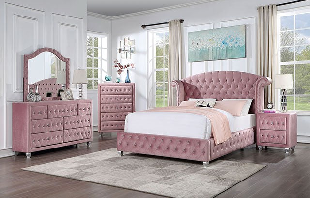 ZOHAR PINK BEDROOM SET