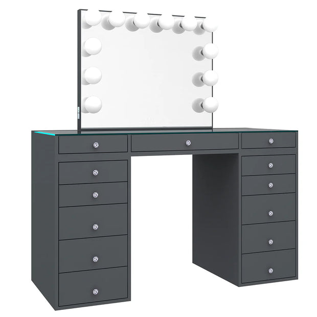 SlayStation Plus 2.0 Tabletop + Vanity Mirror + 5 Drawer Units Bundle
