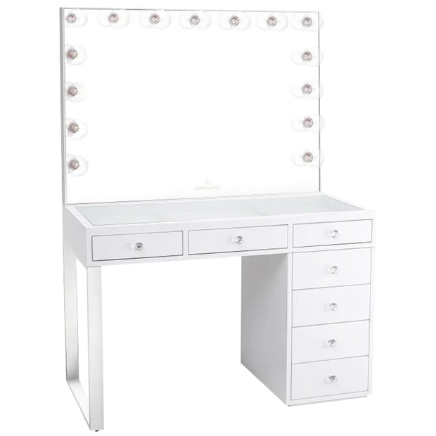 Mini SlayStation Kylie 1.0 Vanity Table + Vanity Mirror Bundle