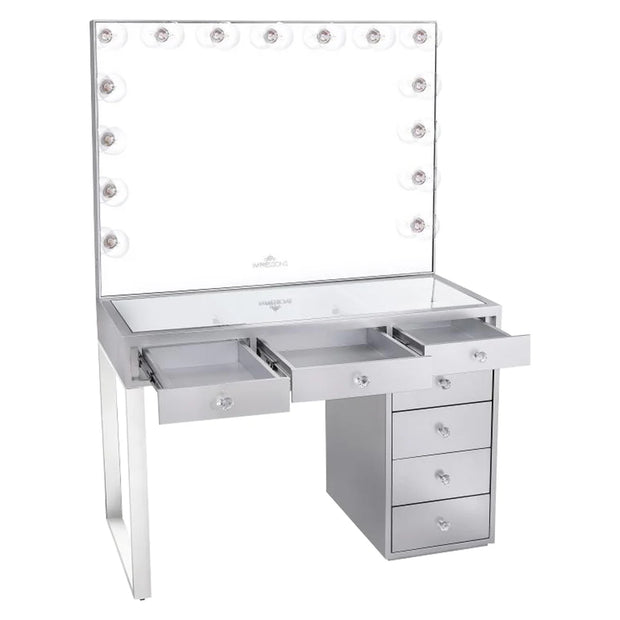 Mini SlayStation Kylie 1.0 Vanity Table + Vanity Mirror Bundle