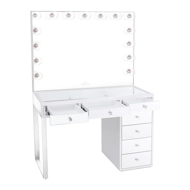Mini SlayStation Kylie 1.0 Vanity Table + Vanity Mirror Bundle