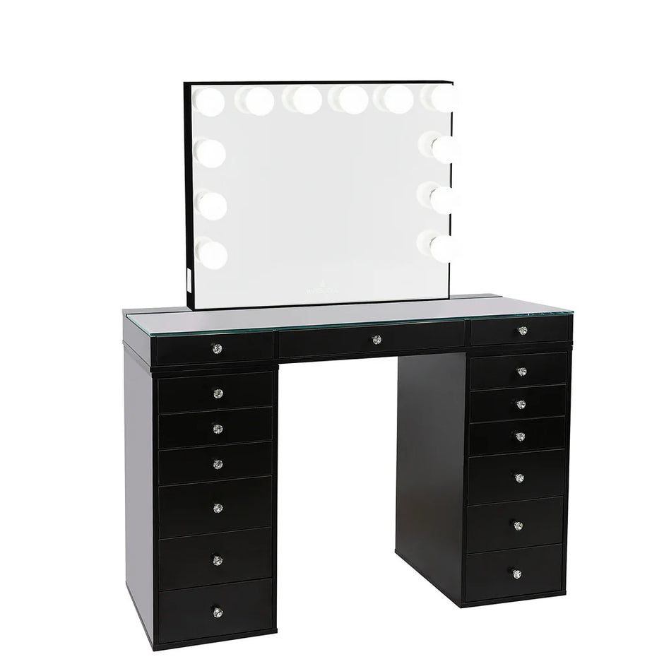 SlayStation Plus 2.0 Tabletop + Vanity Mirror + 6 Drawer Units Bundle