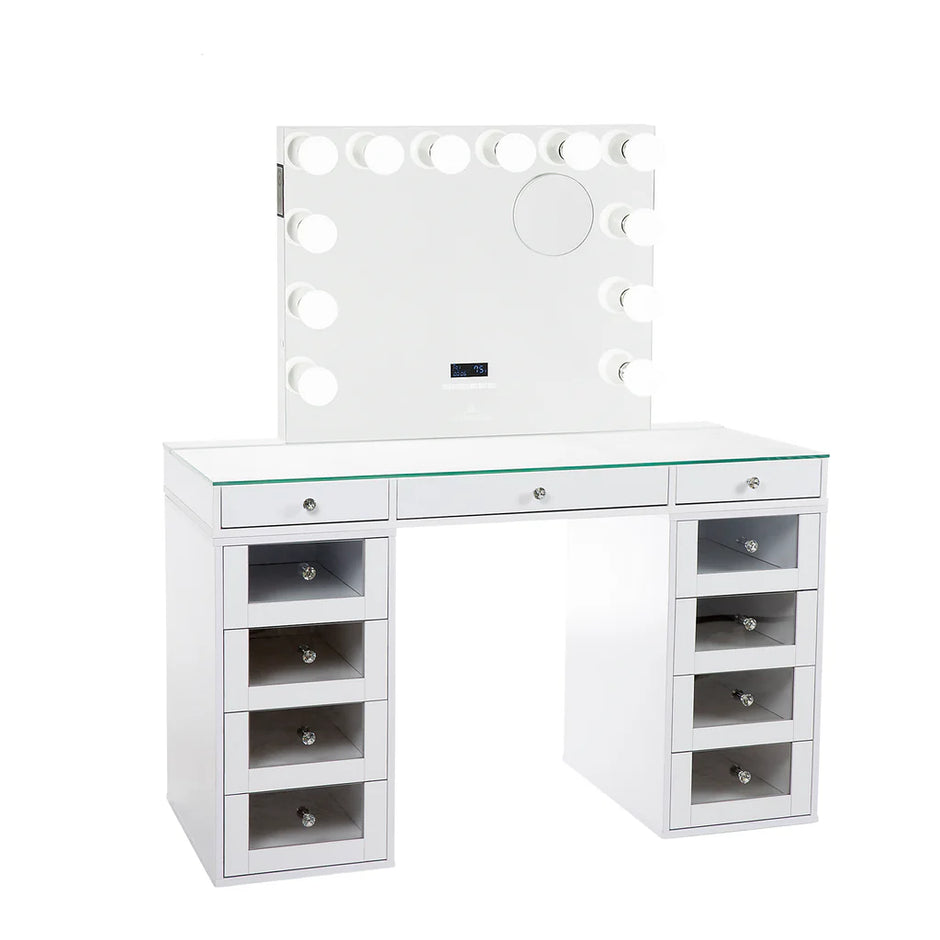 SlayStation Plus 2.0 Tabletop + Vanity Mirror + 4 Drawer Units Bundle