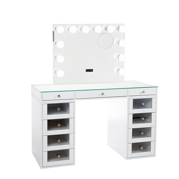 SlayStation Plus 2.0 Tabletop + Vanity Mirror + 4 Drawer Units Bundle