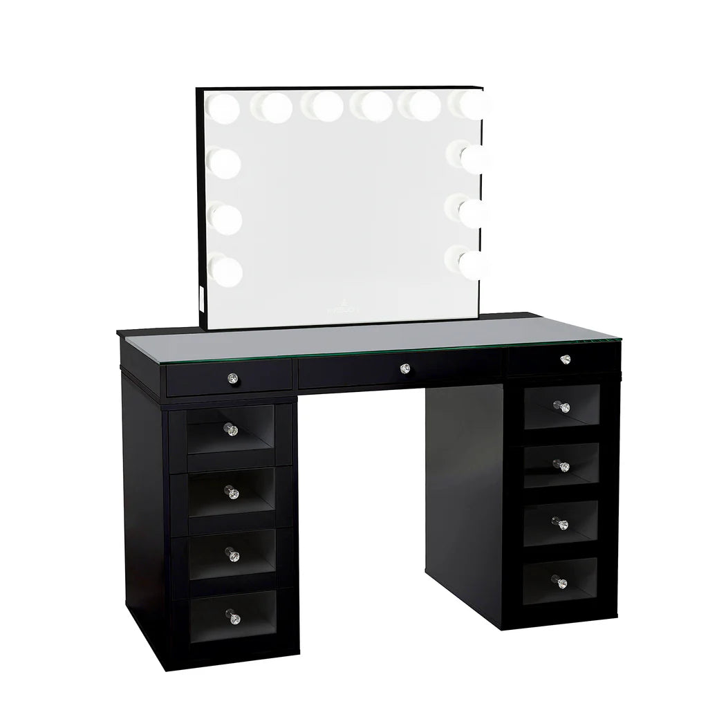 SlayStation Plus 2.0 Tabletop + Vanity Mirror + 4 Drawer Units Bundle