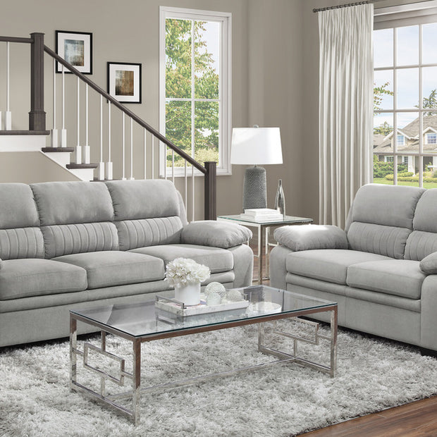 9333 Holleman Grey Sofa + Loveseat