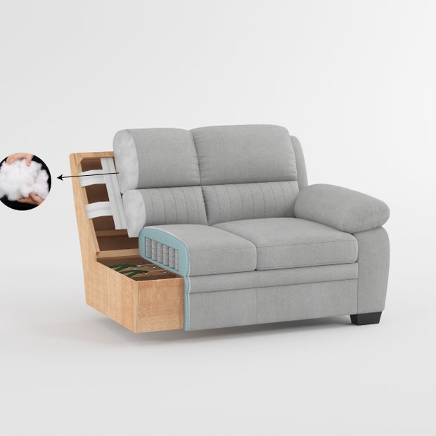 9333 Holleman Grey Sofa + Loveseat