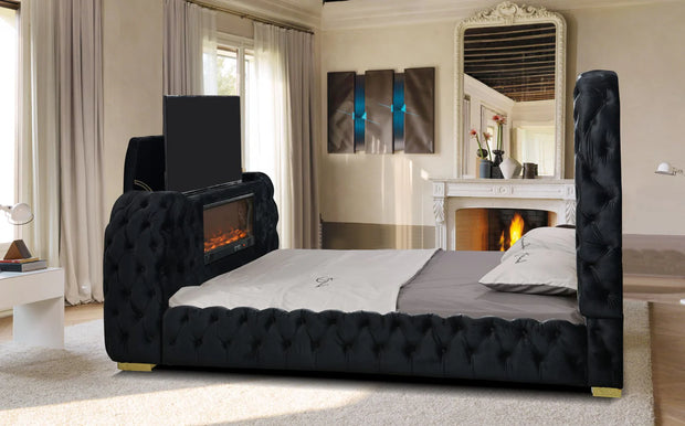 5115 Natalia Black Bed