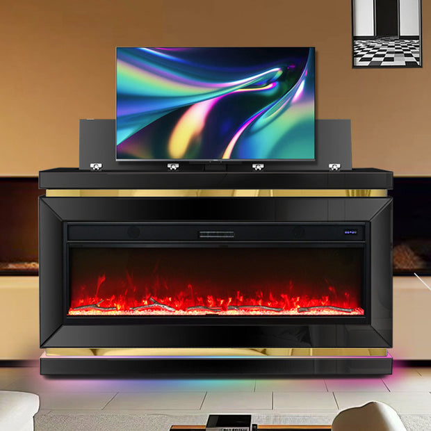 A93 TV STAND W/FIREPLACE