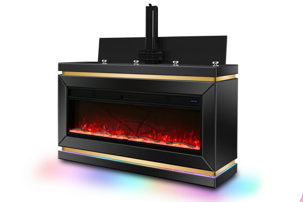 A93 TV STAND W/FIREPLACE
