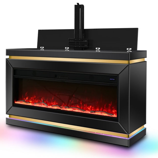 A93 TV STAND W/FIREPLACE