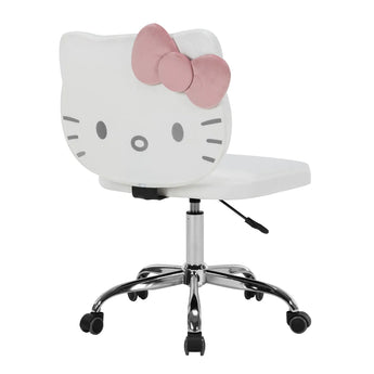 Hello Kitty Kawaii Swivel White Vanity Chair