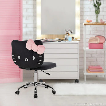 Hello Kitty Kawaii Swivel Vanity Chair