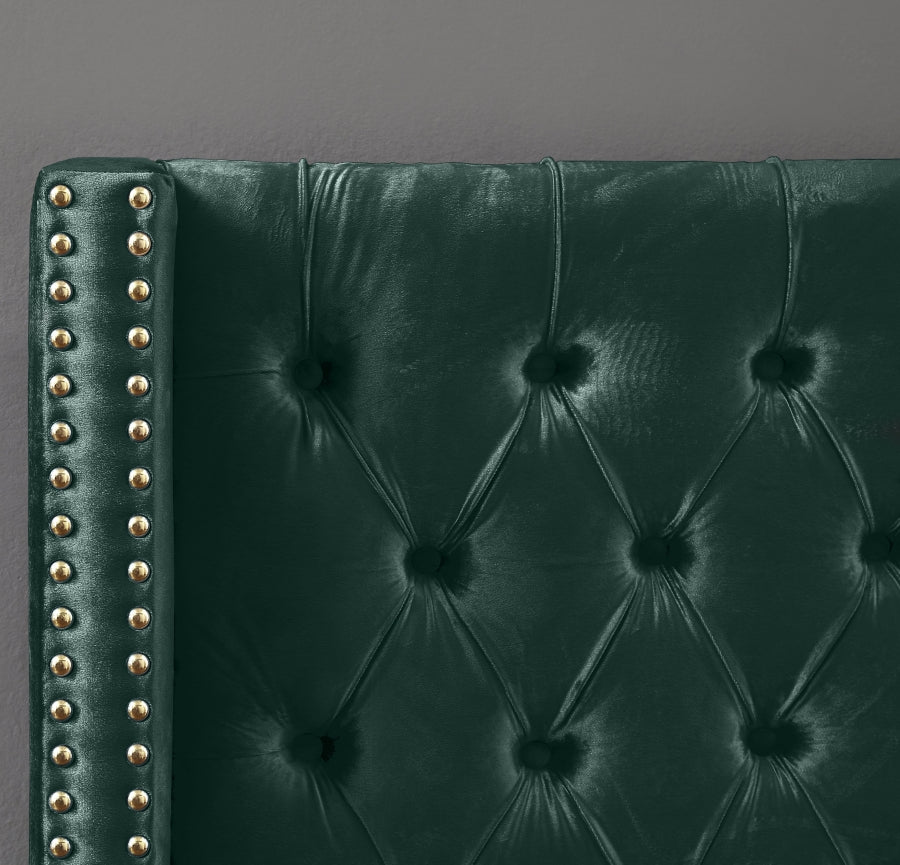 Cama Barolo Terciopelo Negro