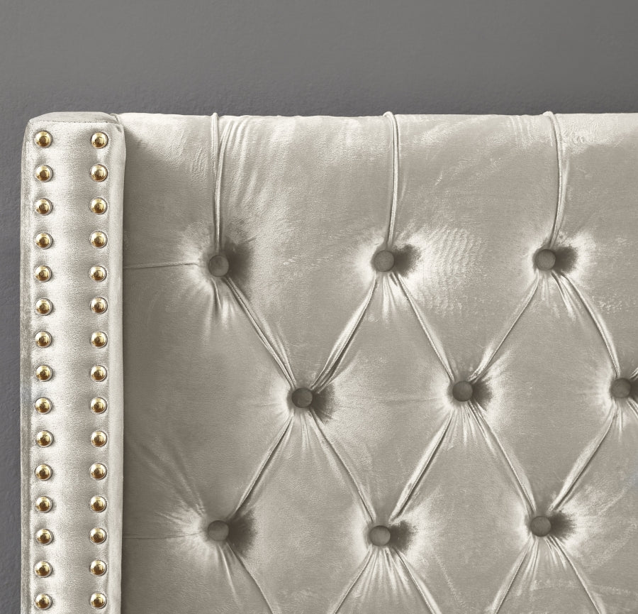 Cama Barolo Terciopelo Negro