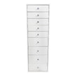 SlayStation Black 9 Drawer Makeup Vanity Storage Unit