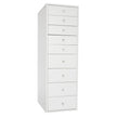 SlayStation Black 9 Drawer Makeup Vanity Storage Unit