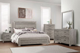 B6960 JUEGO DORMITORIO BATESON GRIS