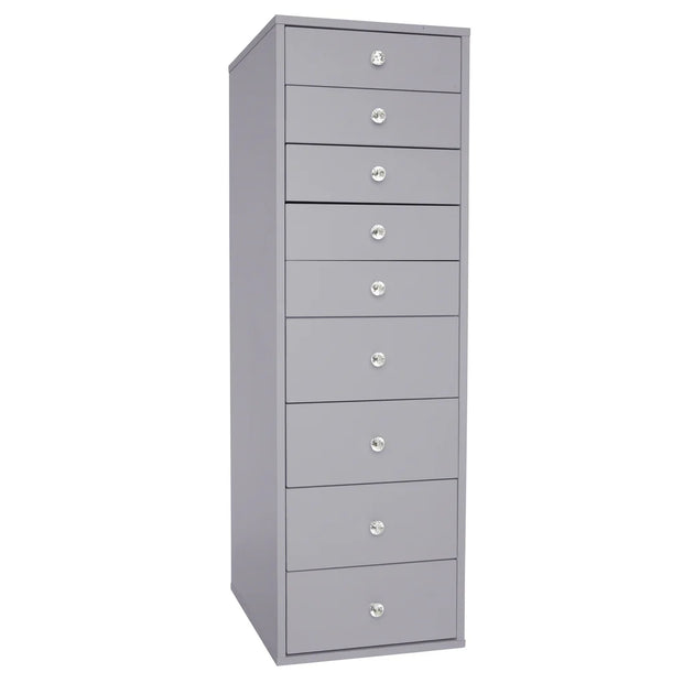 SlayStation Black 9 Drawer Makeup Vanity Storage Unit