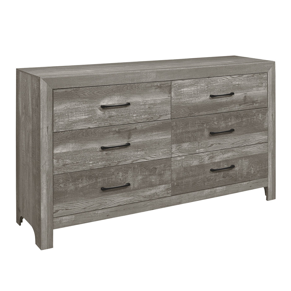 B6960 JUEGO DORMITORIO BATESON GRIS