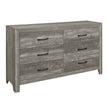 B6960 JUEGO DORMITORIO BATESON GRIS