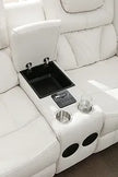S2020 Party Time White Recliners Set