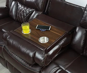S2020 Party Time Brown Recliners Set