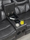 S2020 Party Time Grey Recliners Set