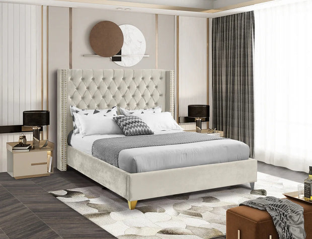 Cama Barolo Terciopelo Negro