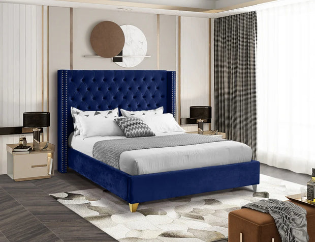 Cama Barolo Terciopelo Negro