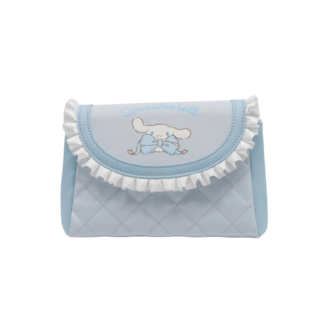 Cinnamoroll “Lovely Ribbon” Ruffled Cosmetic Pouch